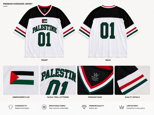 Premium Palestine Oversize Jersey