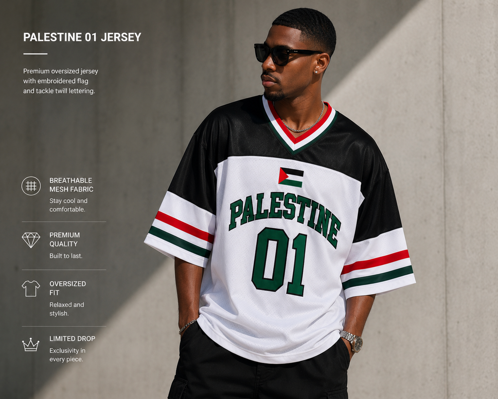 Premium Palestine Oversize Jersey